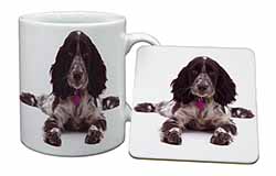 Cocker Spaniel Dog Breed Gift Mug and Coaster Set