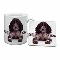 Cocker Spaniel Dog Breed Gift Mug and Coaster Set
