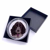 Cocker Spaniel Dog Breed Gift Glass Paperweight in Gift Box