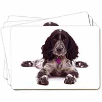 Cocker Spaniel Dog Breed Gift Picture Placemats in Gift Box