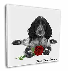 Cocker Spaniel+Rose 