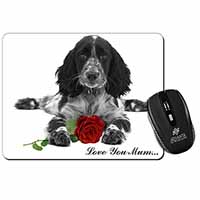 Cocker Spaniel+Rose 