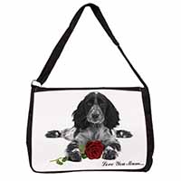 Cocker Spaniel+Rose 