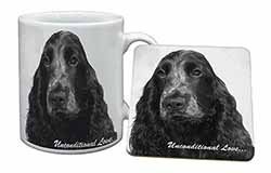 Cocker Spaniel Love Mug and Coaster Set