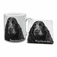 Cocker Spaniel Love Mug and Coaster Set