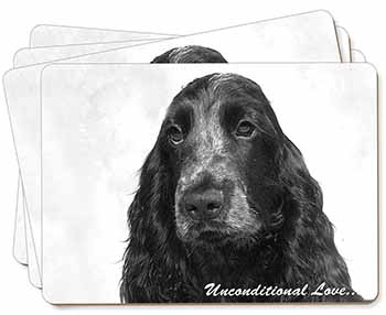 Cocker Spaniel Love Picture Placemats in Gift Box