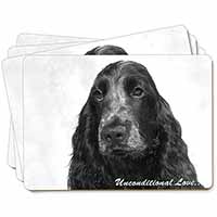 Cocker Spaniel Love Picture Placemats in Gift Box