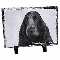Cocker Spaniel Love, Stunning Photo Slate