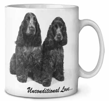 Cocker Spaniel Dogs-With Love Ceramic 10oz Coffee Mug/Tea Cup