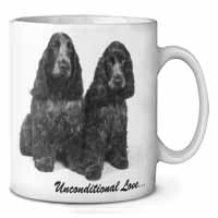 Cocker Spaniel Dogs-With Love Ceramic 10oz Coffee Mug/Tea Cup