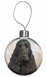 Black Cocker Spaniel Dog Christmas Bauble