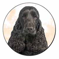 Black Cocker Spaniel Dog Fridge Magnet Printed Full Colour