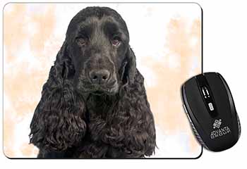 Black Cocker Spaniel Dog Computer Mouse Mat