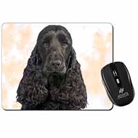 Black Cocker Spaniel Dog Computer Mouse Mat