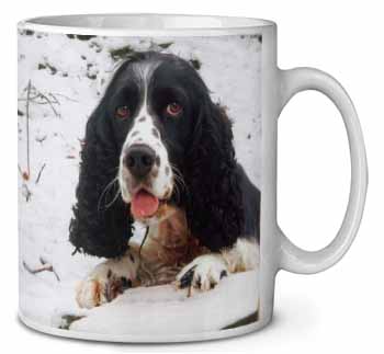 Blue Roan (Black+White) Cocker Spaniel Ceramic 10oz Coffee Mug/Tea Cup