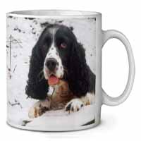 Blue Roan (Black+White) Cocker Spaniel Ceramic 10oz Coffee Mug/Tea Cup