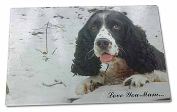 Large Glass Cutting Chopping Board Cocker Spaniel 