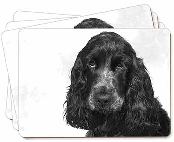 Blue Roan Cocker Spaniels Picture Placemats in Gift Box