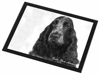 Cocker Spaniel Dog Black Rim Glass Placemat Animal Table Gift AD-SC7GP