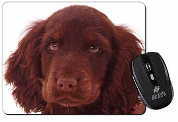 Chocolate Spaniel Puppy Computer Mouse Mat