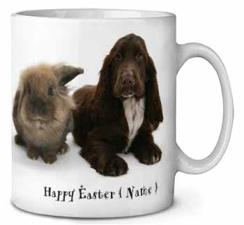 Personalised Rabbit+Dog Ceramic 10oz Coffee Mug/Tea Cup