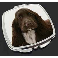 Chocolate Cocker Spaniel Dog Make-Up Compact Mirror