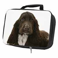 Chocolate Cocker Spaniel Dog Black Insulated School Lunch Box/Picnic Bag