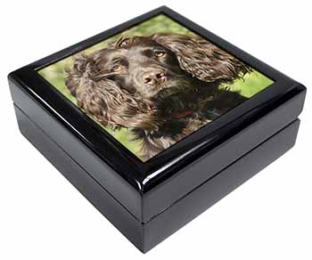 Chocolate Cocker Spaniel Dog Keepsake/Jewellery Box