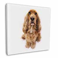 Cocker Spaniel Dog Square Canvas 12"x12" Wall Art Picture Print