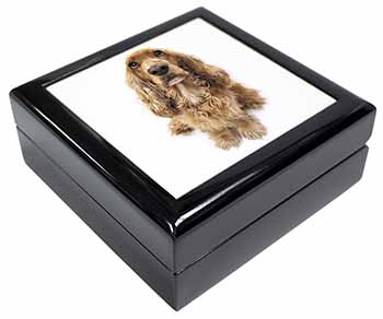 Cocker Spaniel Dog Keepsake/Jewellery Box