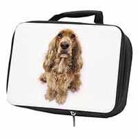 Cocker Spaniel Dog Black Insulated School Lunch Box/Picnic Bag