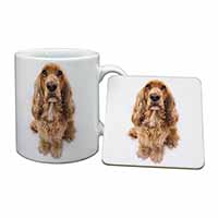 Cocker Spaniel Dog Mug and Coaster Set