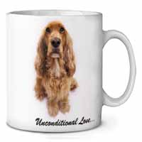 Gold Cocker Spaniel-With Love Ceramic 10oz Coffee Mug/Tea Cup