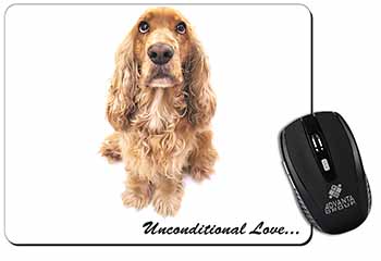 Gold Cocker Spaniel-With Love Computer Mouse Mat