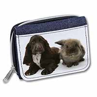 Cocker Spaniel Dog Unisex Denim Purse Wallet