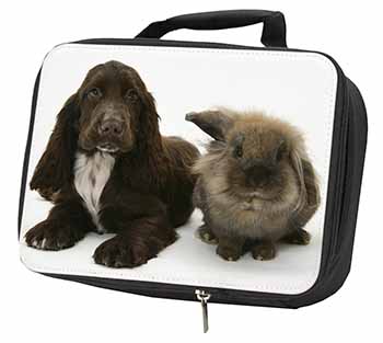 Cocker Spaniel Dog Black Insulated School Lunch Box/Picnic Bag