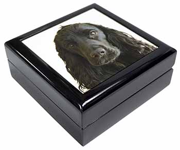 Black Cocker Spaniel Dog Keepsake/Jewellery Box