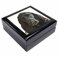 Black Cocker Spaniel Dog Keepsake/Jewellery Box