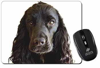 Black Cocker Spaniel Dog Computer Mouse Mat