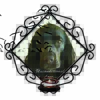 Cocker Spaniel-With Love Wrought Iron Wall Art Candle Holder