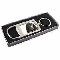 Cocker Spaniel-With Love Chrome Metal Bottle Opener Keyring in Box