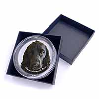 Cocker Spaniel-With Love Glass Paperweight in Gift Box