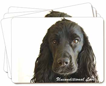 Cocker Spaniel-With Love Picture Placemats in Gift Box
