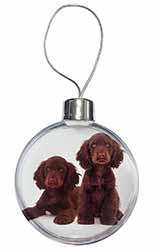 Chocolate Cocker Spaniel Dogs Christmas Bauble