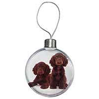 Chocolate Cocker Spaniel Dogs Christmas Bauble