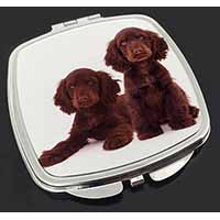 Chocolate Cocker Spaniel Dogs Make-Up Compact Mirror