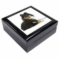 Tri-Col Sheltie Dog Keepsake/Jewellery Box