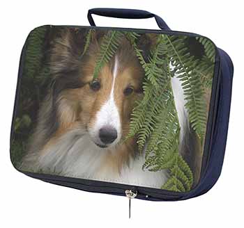 Shetland Sheepdog Navy Insulated School Lunch Box/Picnic Bag