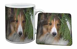 Shetland Sheepdog Mug and Coaster Set