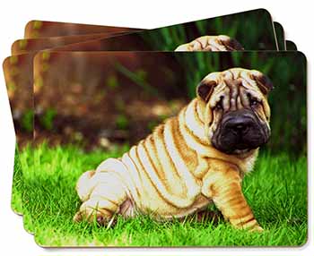 Cute Shar-Pei Dog Picture Placemats in Gift Box